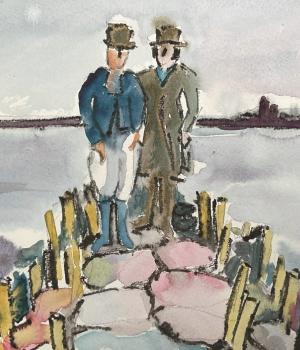 Voorstelling La Strada 'De dam naar Ameland'